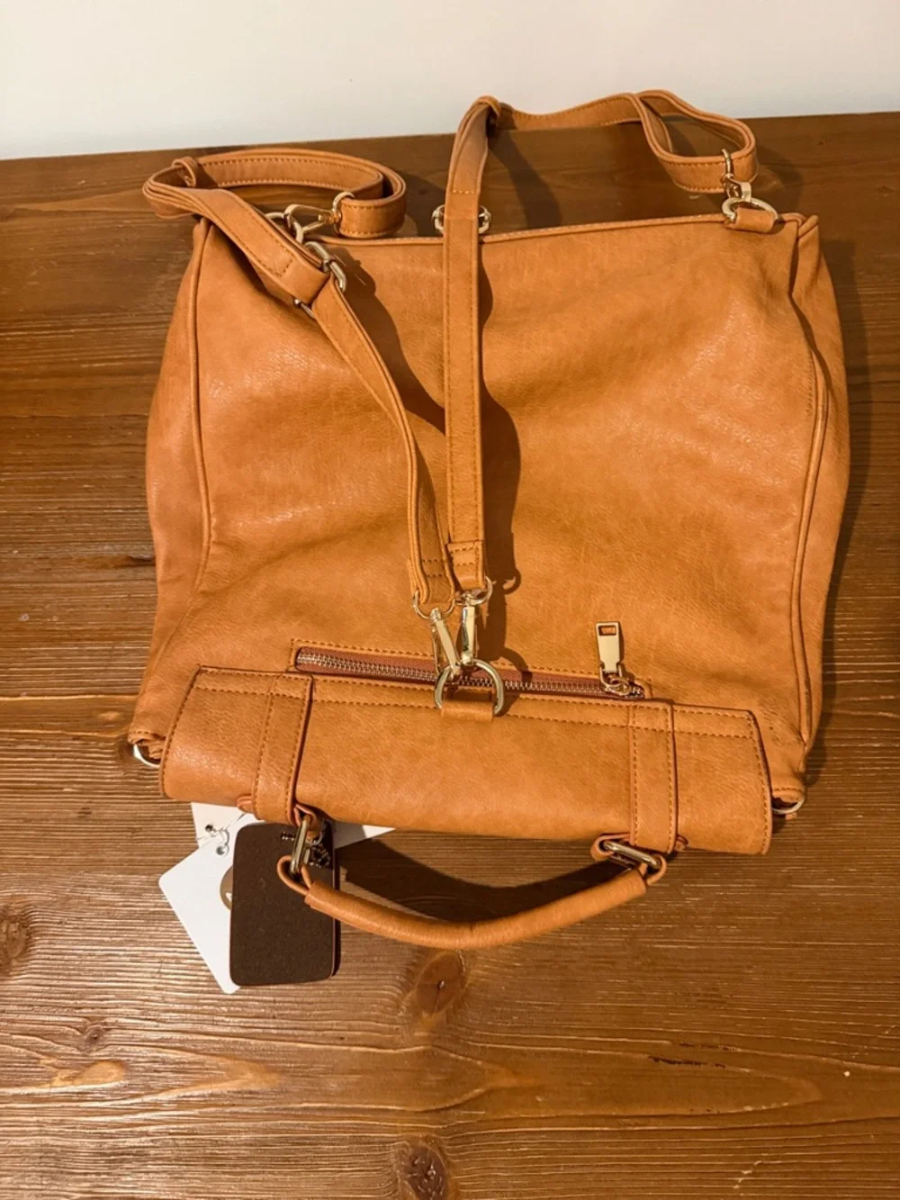MMS Design Studio Vegan Leather Convertible Bag - Picture 4 of 9